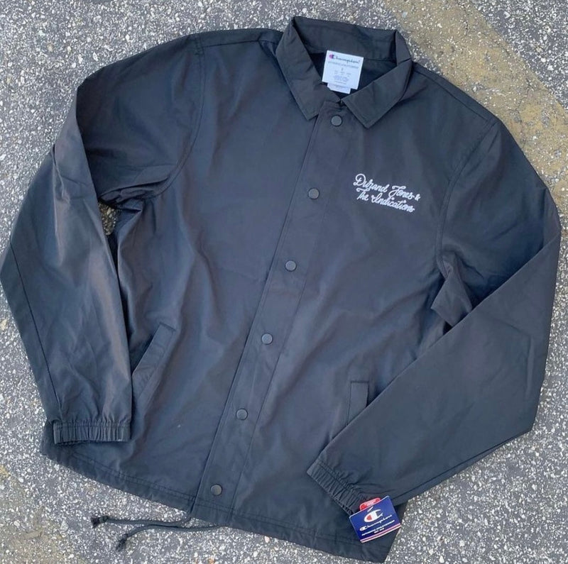 Coaches Jacket (Black) – Durand Jones